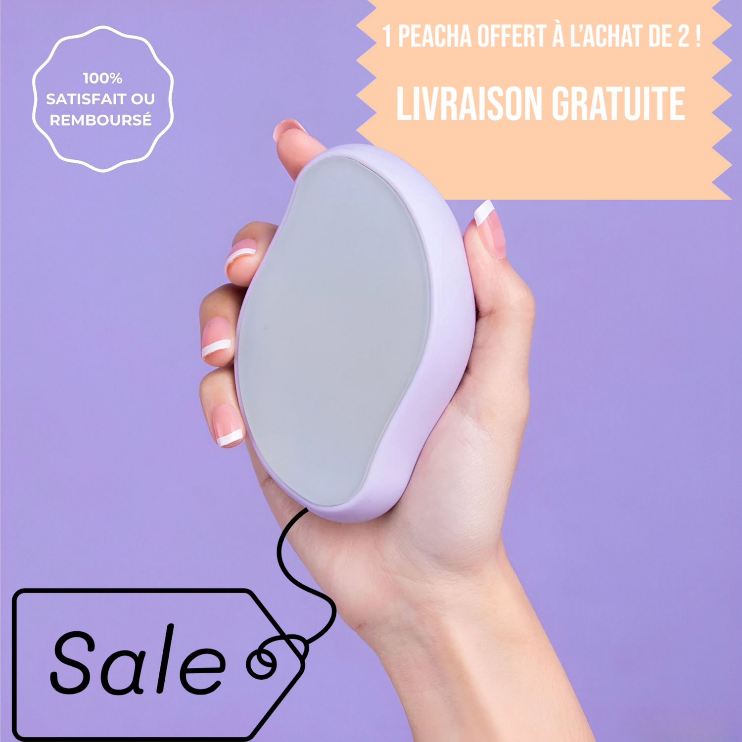 Peacha Gomme d'épilation en Cristal™